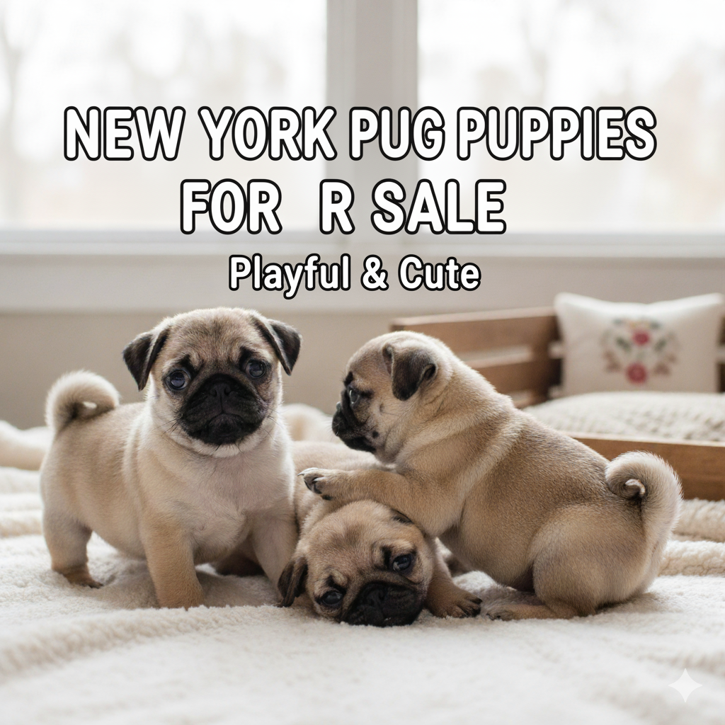 Top 8 Reasons to Choose New York Pug Puppies for Sale | Playful & Cute